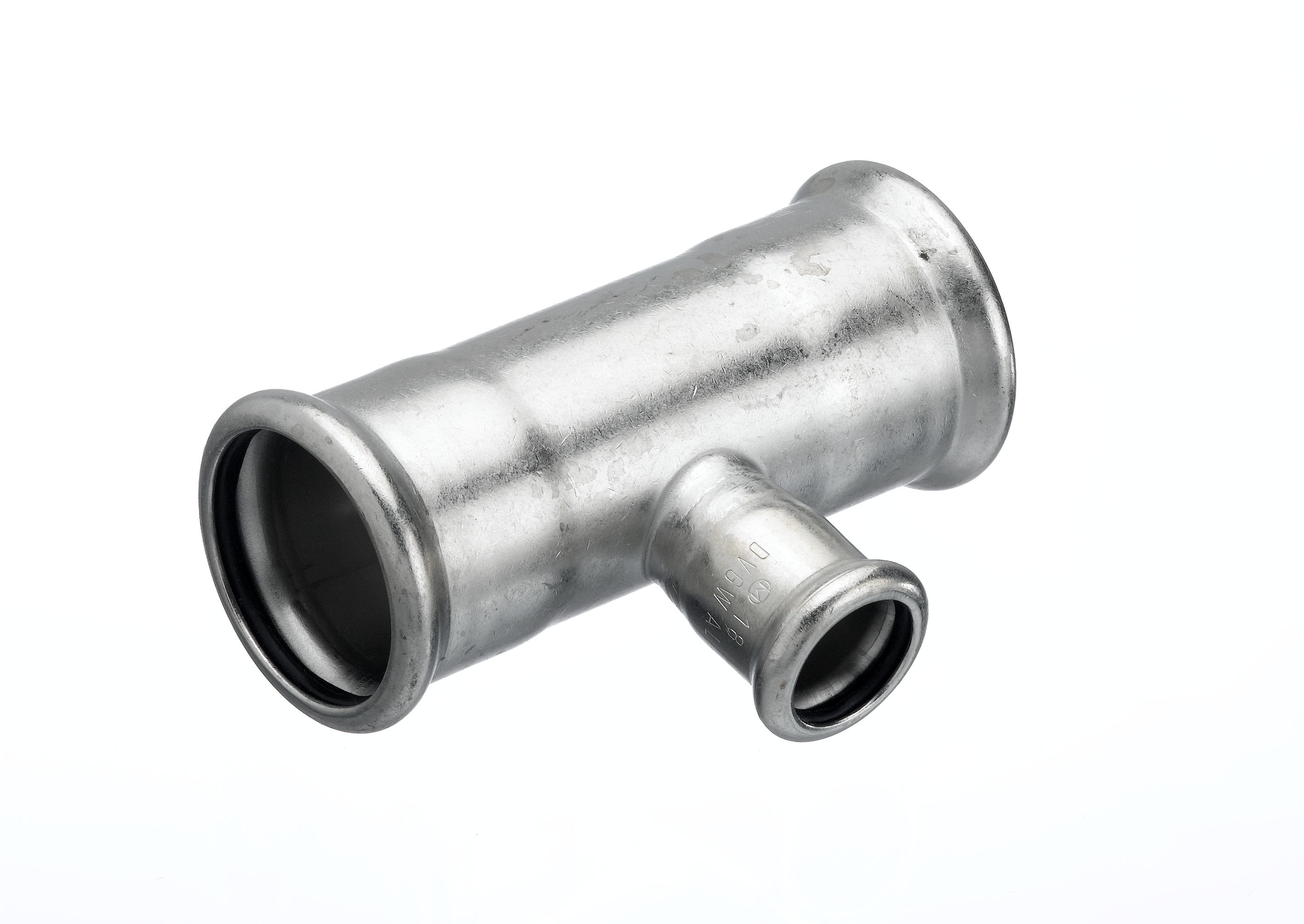 Mapress, T-r�r, 22x15, rostfri