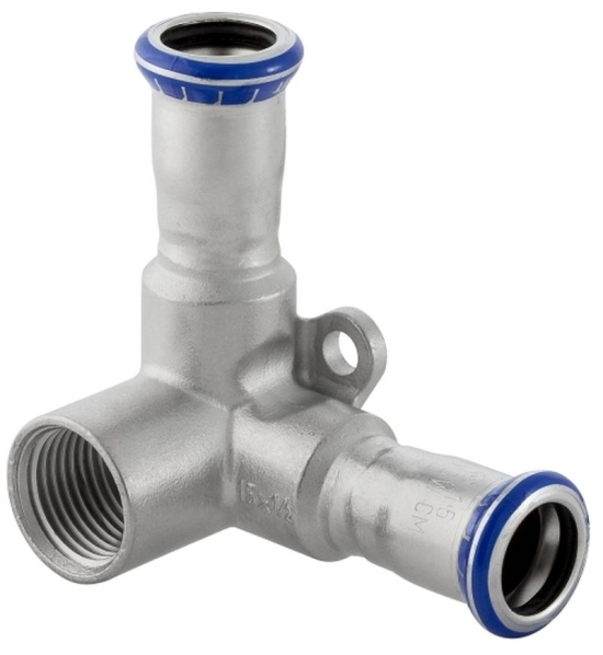 Mapress, Spec-kranf�sta, 2muff, inv�ndig g�nga, 15xG15, rostfri