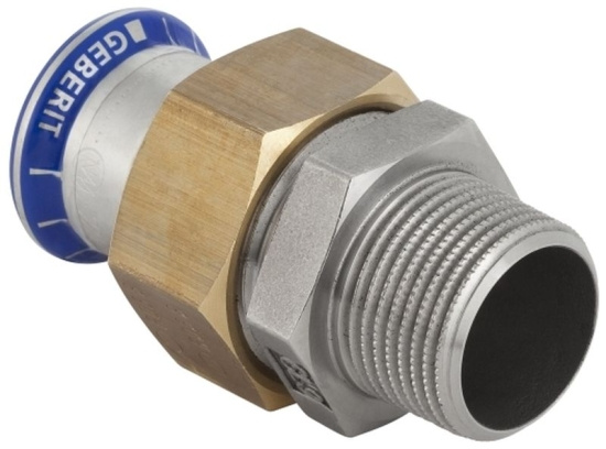 Mapress, Unionskoppling, utv�ndig g�nga, 42xR40, rostfri