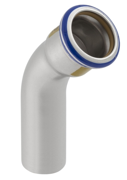 Mapress, B�j, 1muff, 22x45�, rostfri f�r gas