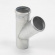 BLÜCHER, EuroPipe, Grenrör, 2muff, röd BLÜCHER, EuroPipe, Grenrör, 2muff, röd