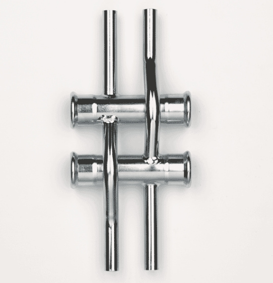 Broen, VSH Press C1436, Stamf�rdelare dubbel, 4 x press x 4 x sl�t�nda , 22x12