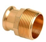 Broen, VSH Press 6243G, �verg�ngsnippel, press x utv�ndig g�nga, 35xR25