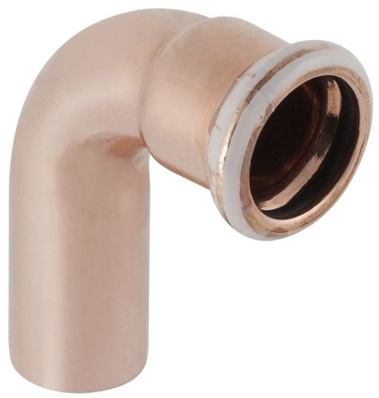 Mapress CU, B�j, 1muff, 18x90�, koppar