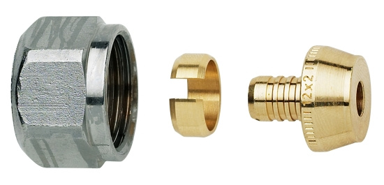 FPL-PX, Kopplingsset, M22x1,5 15x2.5, f�rnicklat