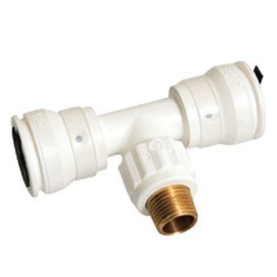 Broen, Henco Vision 14SK, T-r�rs koppling, push x utv�ndig g�nga x push , vit