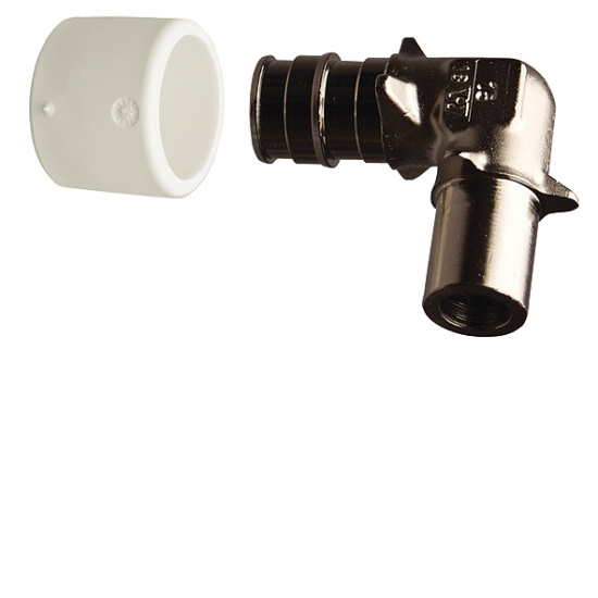 Uponor, Q&E DR, Radiatorvinkel, med sl�t�nde, 15xDN15