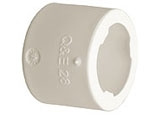 Uponor, Q&E, Ring, med stoppkant, vit