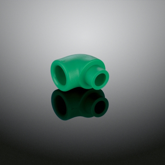 ReTherm Armaturjonsson, Vinkel, inv�ndig/utv�ndig g�nga, gr�n, 16x90�