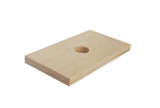 ReTherm Armaturjonsson, Monteringsplatta, plywood