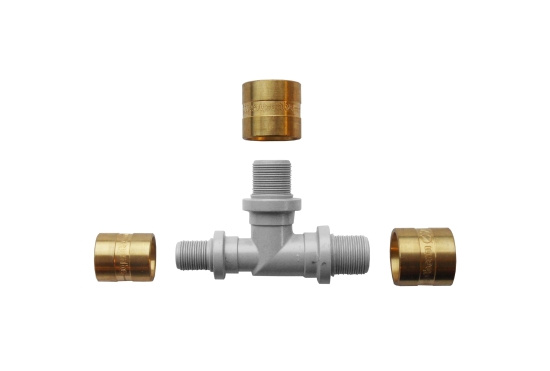 ReTherm Armaturjonsson, Aquatherm SHT, T-stycke, 20x16x20