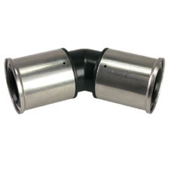 Broen, Henco 27PK, Vinkel koppling, press x press , svart