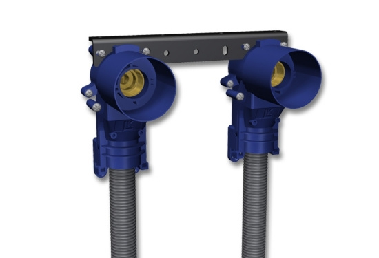 Uni, V�ggdosa, dubbel c/c 153, AX16