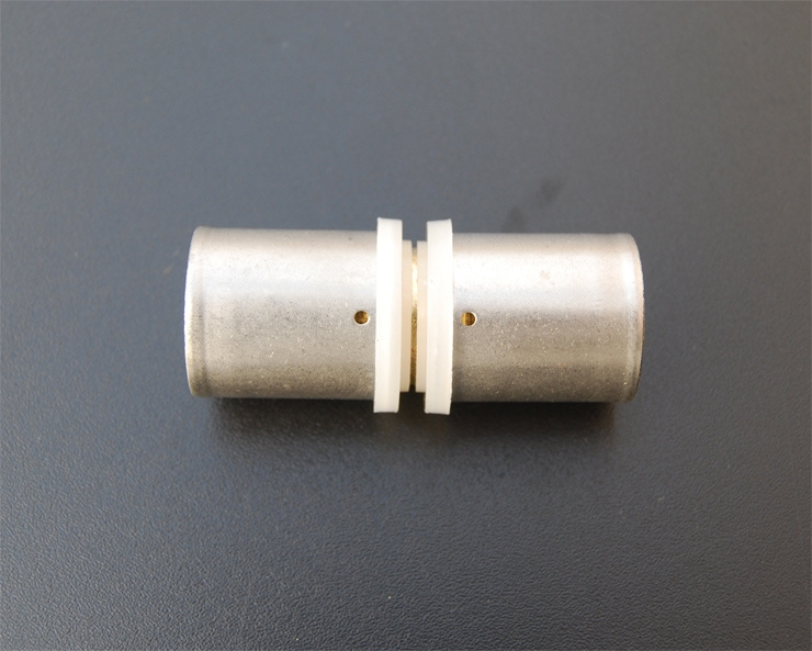 ALTECH ALU, Rak koppling, press/press, 25x20