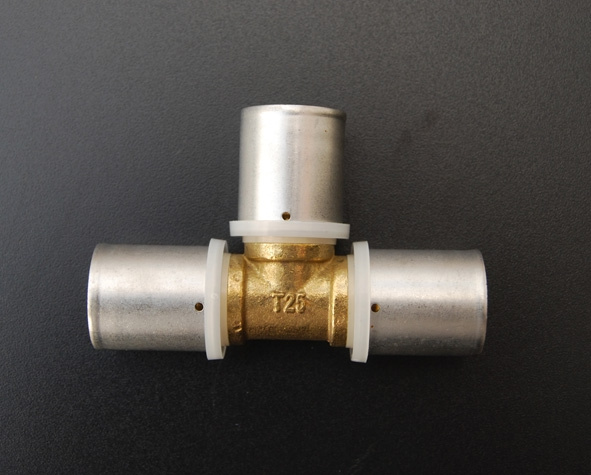 ALTECH ALU, T-r�r, press/press/press, 25x20x25