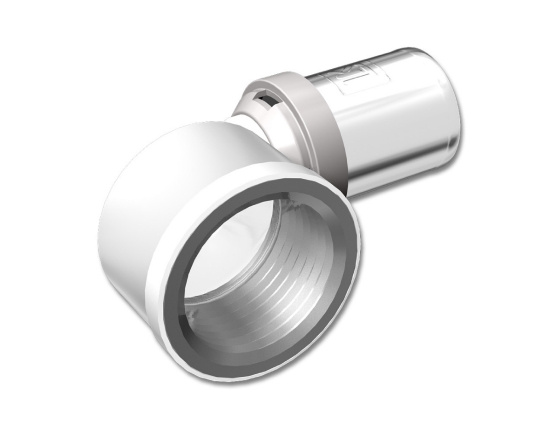 PressPex, Vinkelkoppling, inv�ndig g�nga, AX25xG20x90�, avz-m�ssing