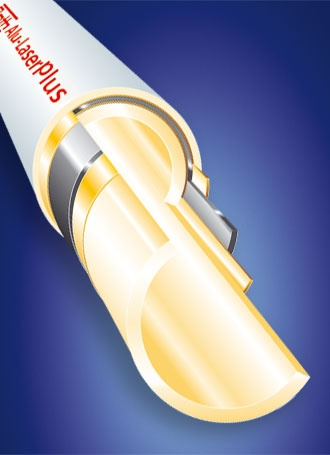 Roth, Alu-LaserPlus�, R�r, naket r�r p� rulle, 26x3,0