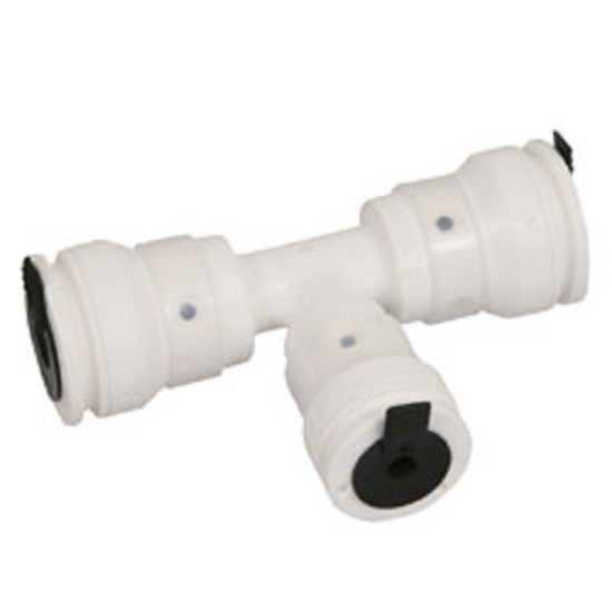 Broen, Henco Vision 10SK, T-r�rs koppling f�rminskad, push x push x push, vit