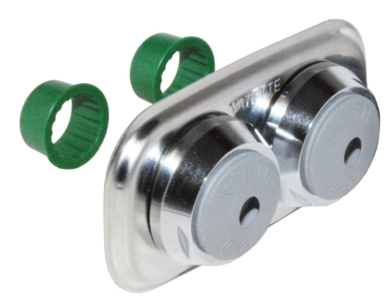 Gustavsberg, Vatette, T�ckbricka, 2-r�r VBF