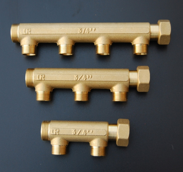 ALTECH, Tappvattenf�rdelare, 3 avstick, l�pande mutter , G20xG15