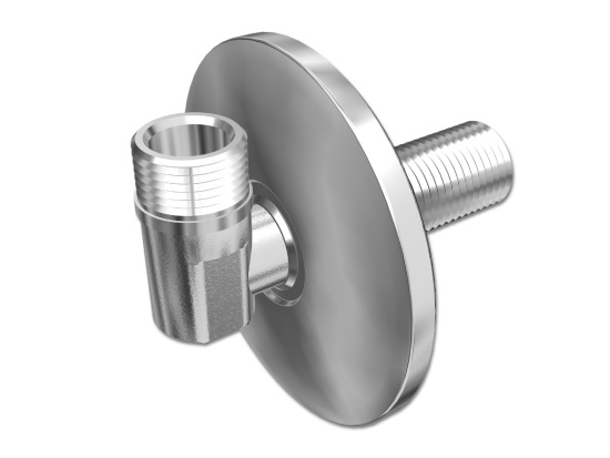 LK, Anslutningskoppling, vinkel, utv�ndig g�nga, G15xG15