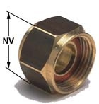 KRK 100, Kl�mringsmutter, 12xG20, gul