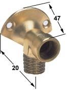 KRK 158, Ventilf�ste, inv�ndig/utv�ndig g�nga, G15xG15, f�rkromad