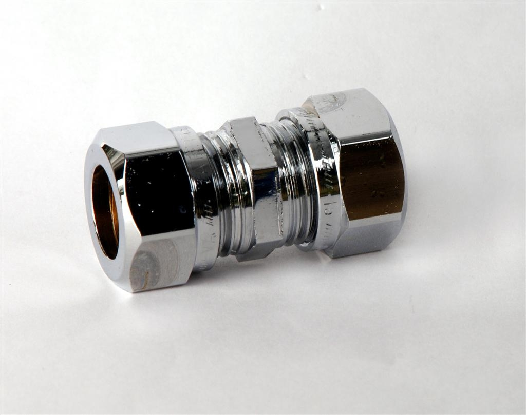 Gustavsberg, Rak koppling, 15, f�rkromad