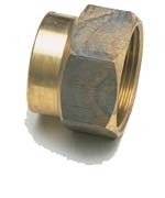 Metall, L�dmuff, cu/inv�ndig g�nga, 76,1xG65