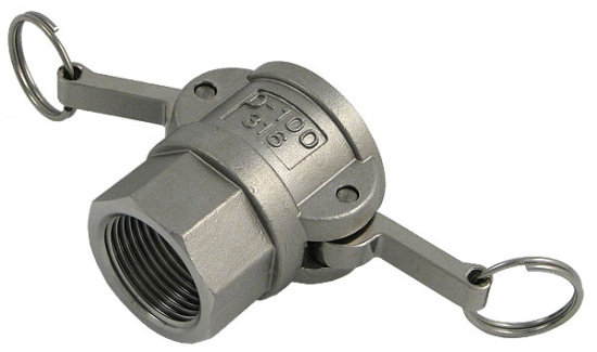 Kamlock, Slangkoppling, 633-D hona/inv. g�nga 2, G50, SS syrafast st�l