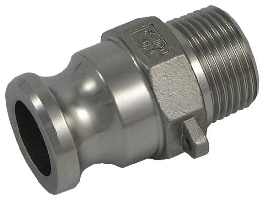 Kamlock, Slangkoppling, 633-F hane/utv�ndig g�nga 2, G50, SS syrafast st�l