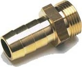 Slangnippel, utv�ndig g�nga,  G8x10, gul