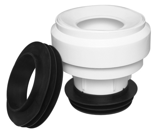 Faluplast, Falu 59880, WC-anslutning, centrisk (rak), vit