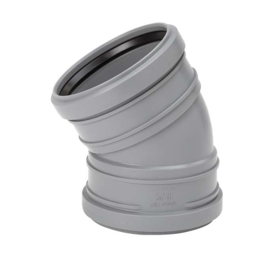 Uponor HTP, B�j, 2 muffar, 75x30�, PP