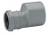 Uponor HTP, Förminskning, excentrisk, 50x32mm, PP Uponor HTP, Förminskning, excentrisk, 50x32mm, PP