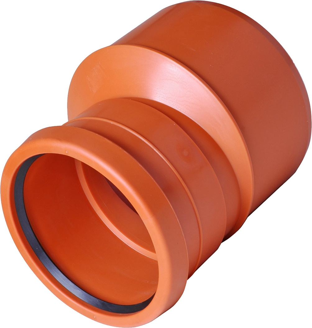 Markf�rminskning exentrisk, l�ng, 160x110mm, SN4 SS-EN 1852-1, PP