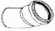 Markböj, 400x15°, PVC Markböj, 400x15°, PVC