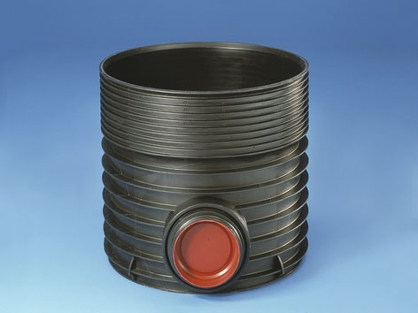 Wavin, Tegra 600 typ 1, Tillsynsbrunn, svart, 600/160mm