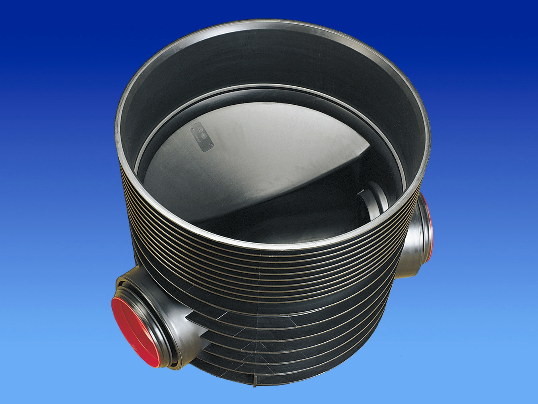 Wavin, Tegra 600 typ 1, Tillsynsbrunn, svart, 315mm