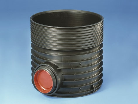 Wavin, Tegra 600 typ 1, Tillsynsbrunn, svart, 250mm 30�