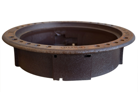 Wavin, Bet�ckningsram, svart, 600mm, gjutj�rn