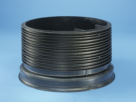 Wavin, Mellanring, med stege till Tegra, svart, 1000mm