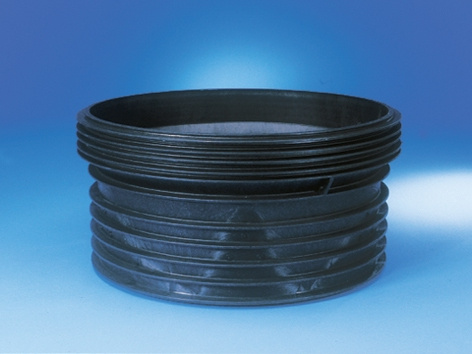 Wavin, Bottendel, utan anslutning, svart, 1000mm