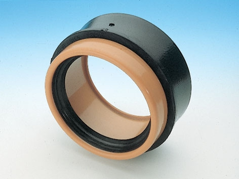 Wavin, IN SITU, Anslutning, svart/ r�dbrun, 160mm