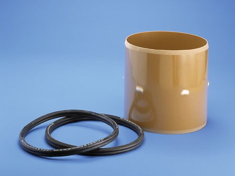 Wavin, Skarvhylsa, inv�ndig, r�dbrun, 315mm