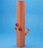 Wavin, Dr�neringsbrunn, 70L sandf�ngare, r�dbrun, 315/110/110mm