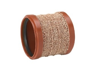 Genomg�ngsr�r, f�r ingjutning, sandad, 160mm, PP