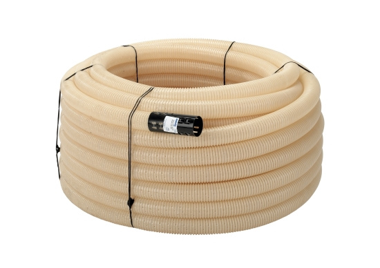 Dr�neringsr�r, rulle, 128x113mm, L=50m, PVC