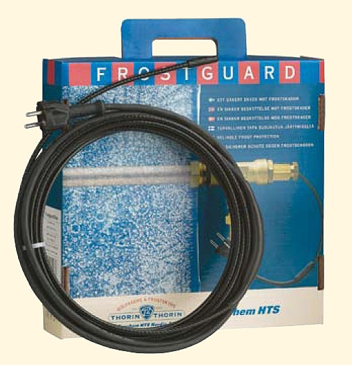 ETL frostguard, V�rmekabel, med 2m sladdst�ll & stickpropp, L=8m