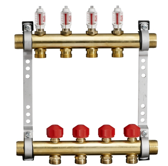 Roth, Golvv�rmef�rdelare x 4, Prefab, G25 utv�ndig g�nga